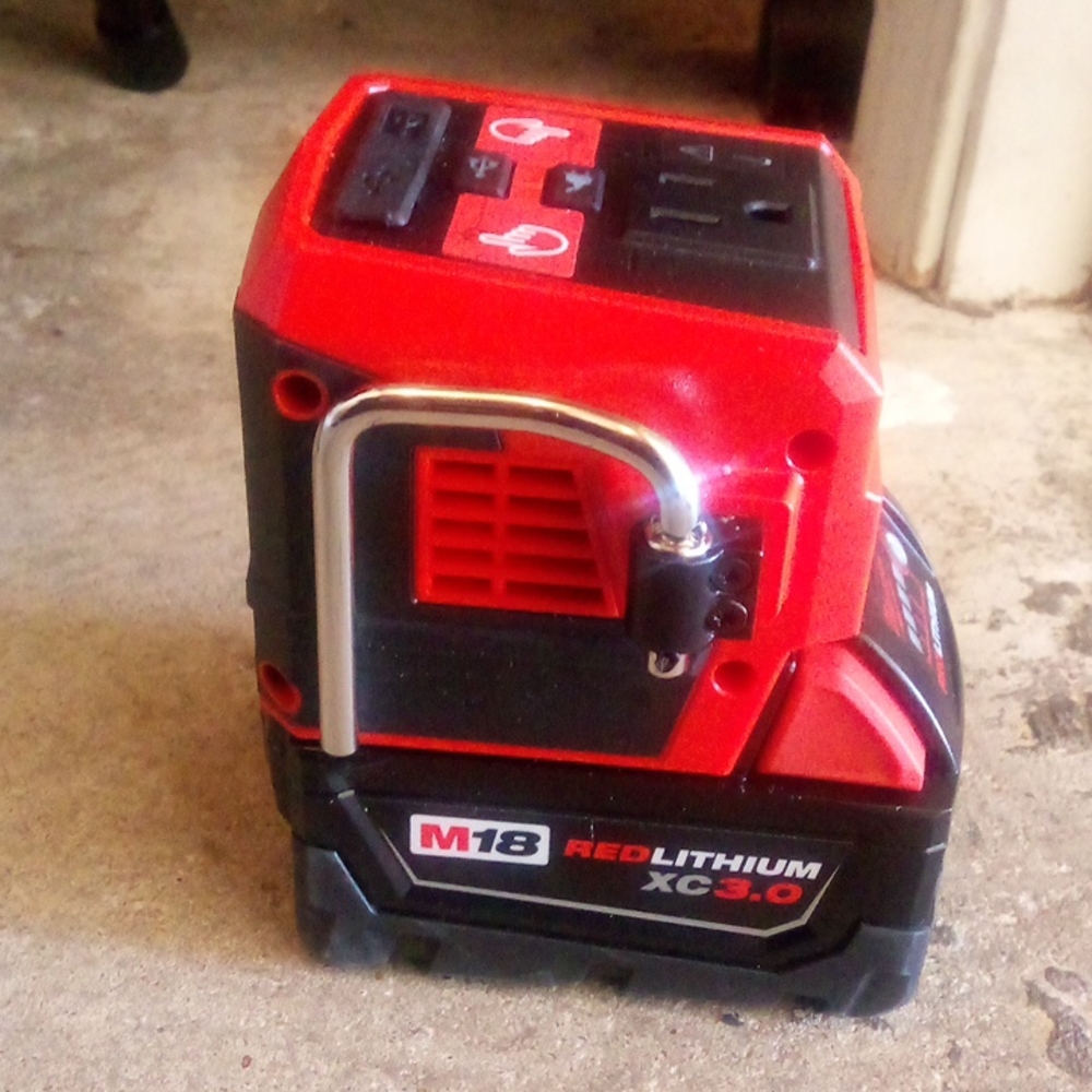 Milwaukee Tool AC/DC and USB POWER PORT AND CHARGER AND BATTERY